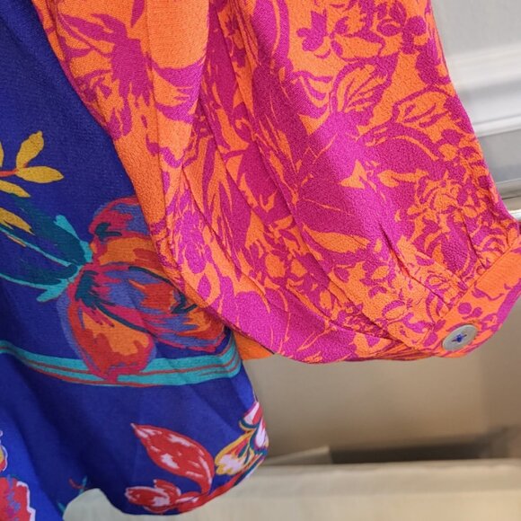 Soft Surroundings Hermosa Tunic Shirt Multi Print Plus Size 22W NWT Boho - Picture 6 of 16